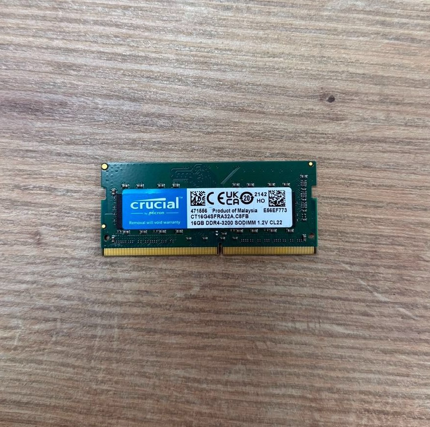Crucial 16 GB 3200 MHz CL22 CT16G4SFRA32A DDR4 Ram
